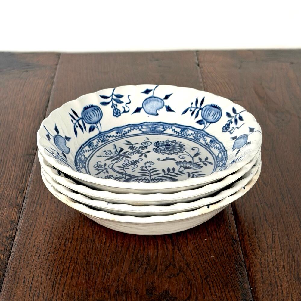 Vintage Old Vienna Wood & Sons English Ironstone Finger Bowls Set of 4